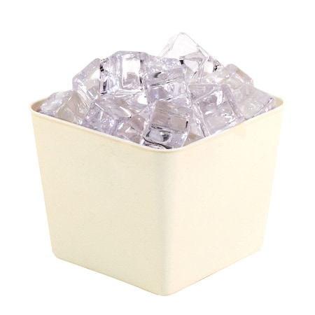 Hapco-Elmar R2500VAN-Essential 1.5 Qt. Square Ice Bucket, Vanilla, PK 36 R2500VAN